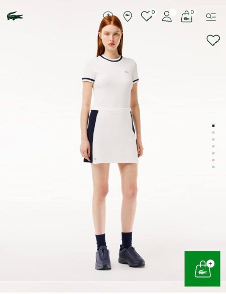 سيت كامل لاكوست تنوره وبلوزه