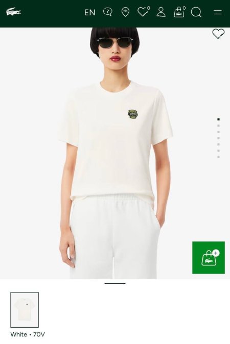 بلوزه لاكوست تريند بدون قبة