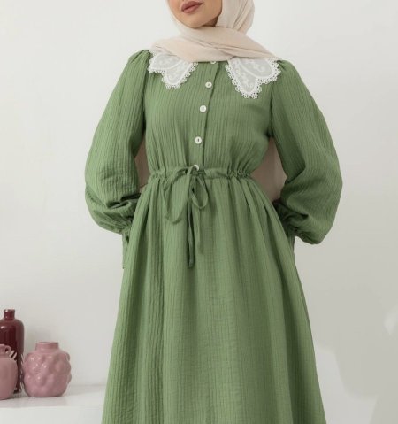 فستان مع قبه مريح