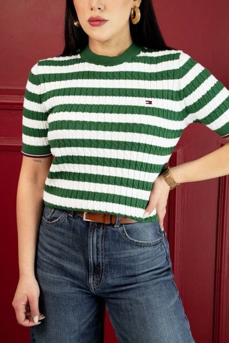 بلوزات TOMMY مخططه