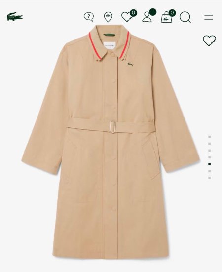 ترانش كوت لاكوست ثقيل